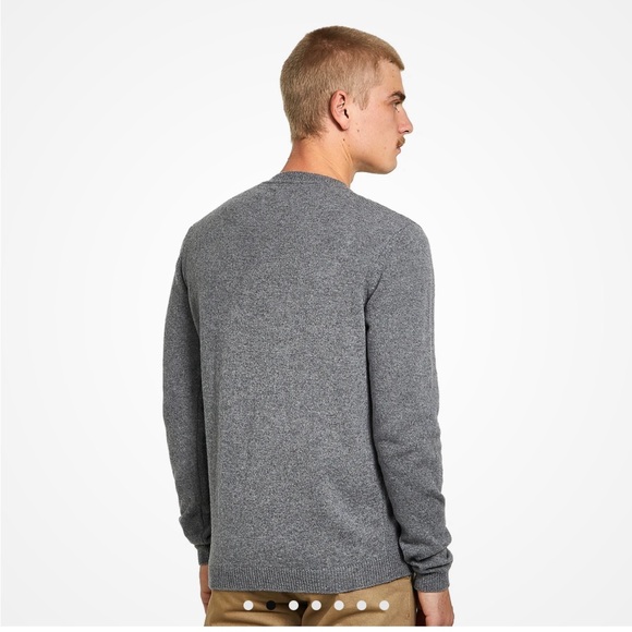 Norse Projects Sigfred Lambswool Crew Sweater Grey Medium - Picture 3 of 12